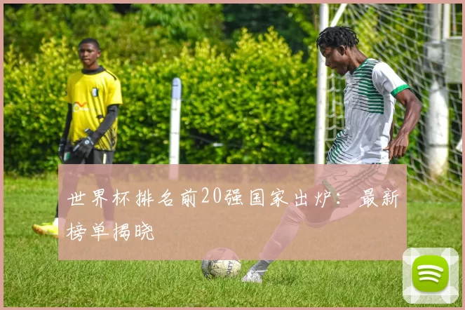 世界杯排名前20强国家出炉：最新榜单揭晓