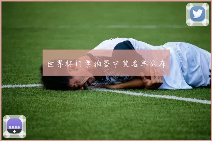 世界杯门票抽签中奖名单公布
